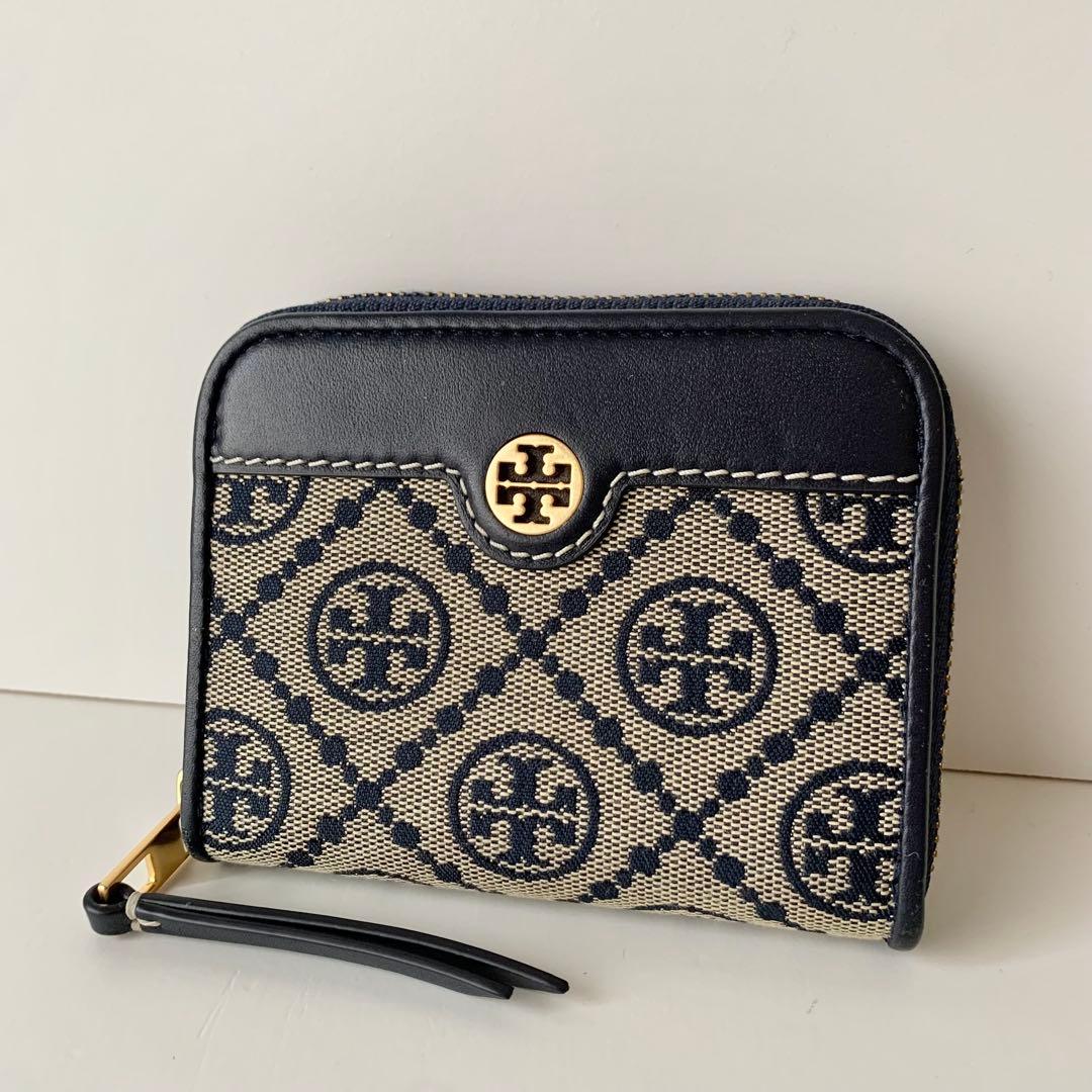 【TORY BURCH】トリーバーチ　ケース　ミニ財布　ネイビー　紺色