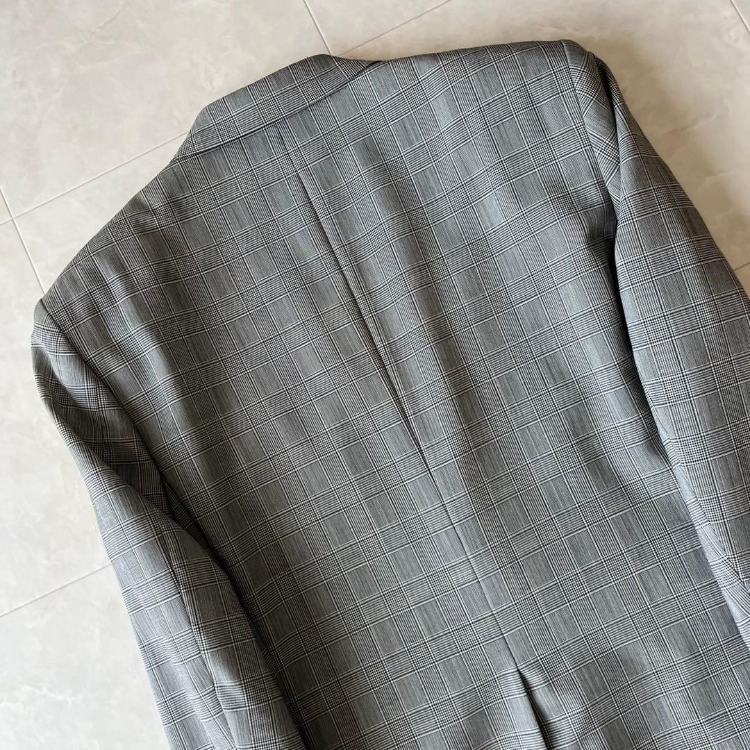 仕立良✨MAISON Re:TAILOR グレンチェック3Pスーツ グレーL