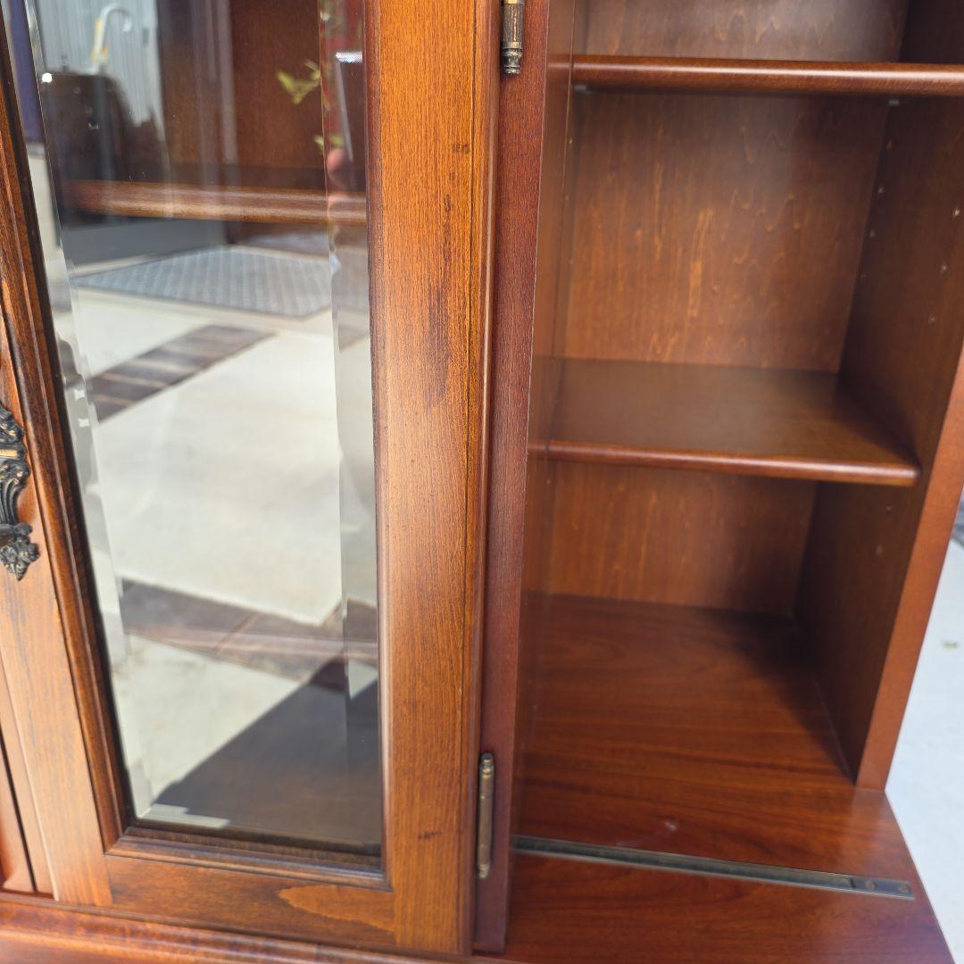 激レア カリモク コロニアル スライド式 本棚 サイドボード テレビ台