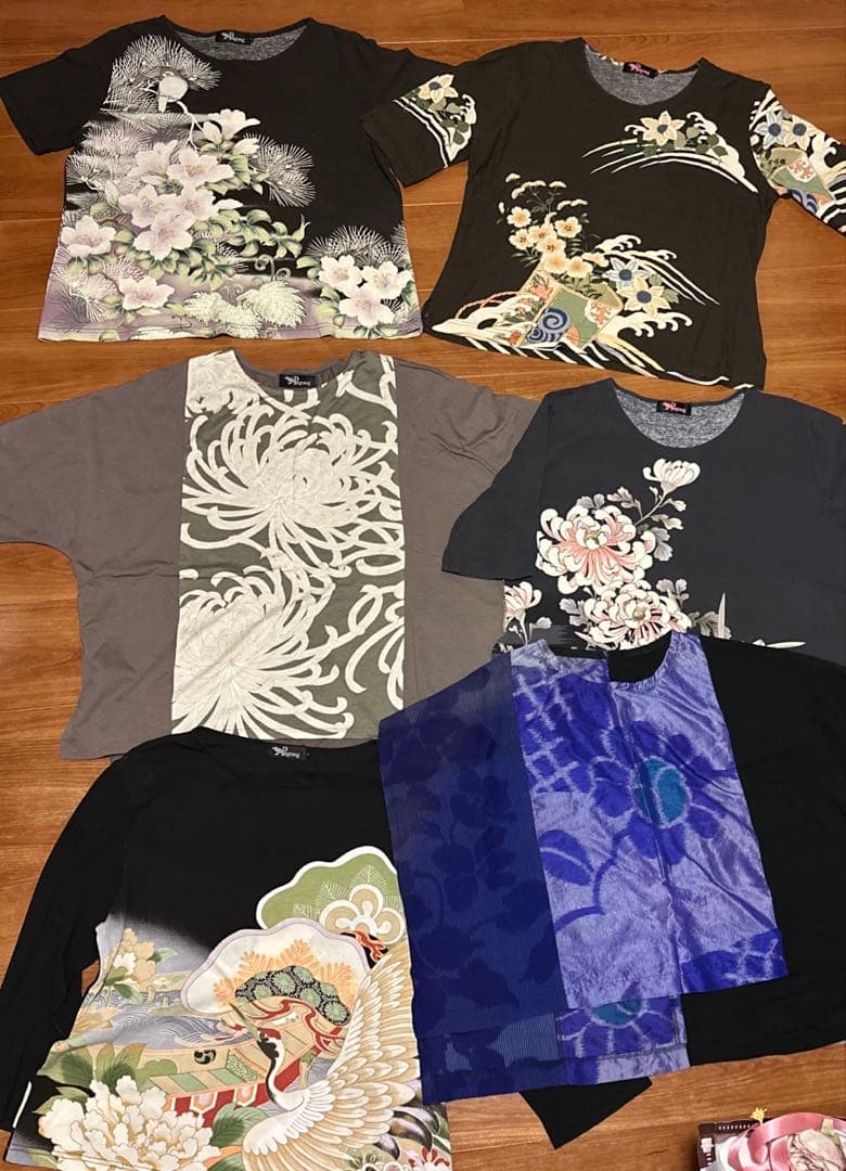 お値下げ！パゴン pagongTシャツ5枚＋着物リメイクシャツ1枚セット