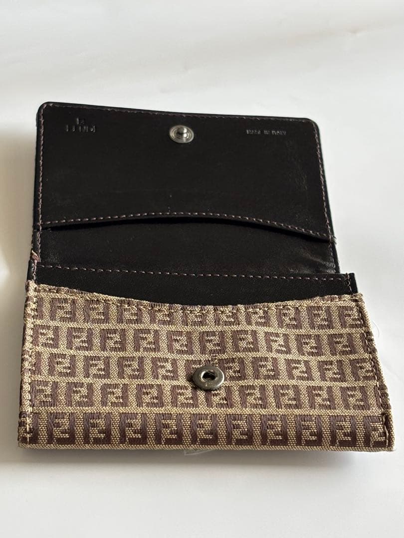 FENDI フェンディ ズッカ 名刺入れ カードケース ヴィンテージ