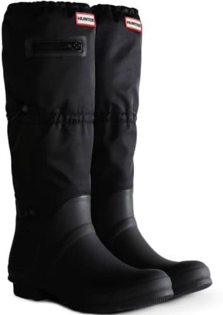 HUNTER 防水ロングブーツ ブラック 29cm