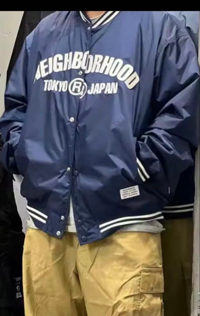 【再販なし】NEIGHBORHOOD スタジャン ブルー