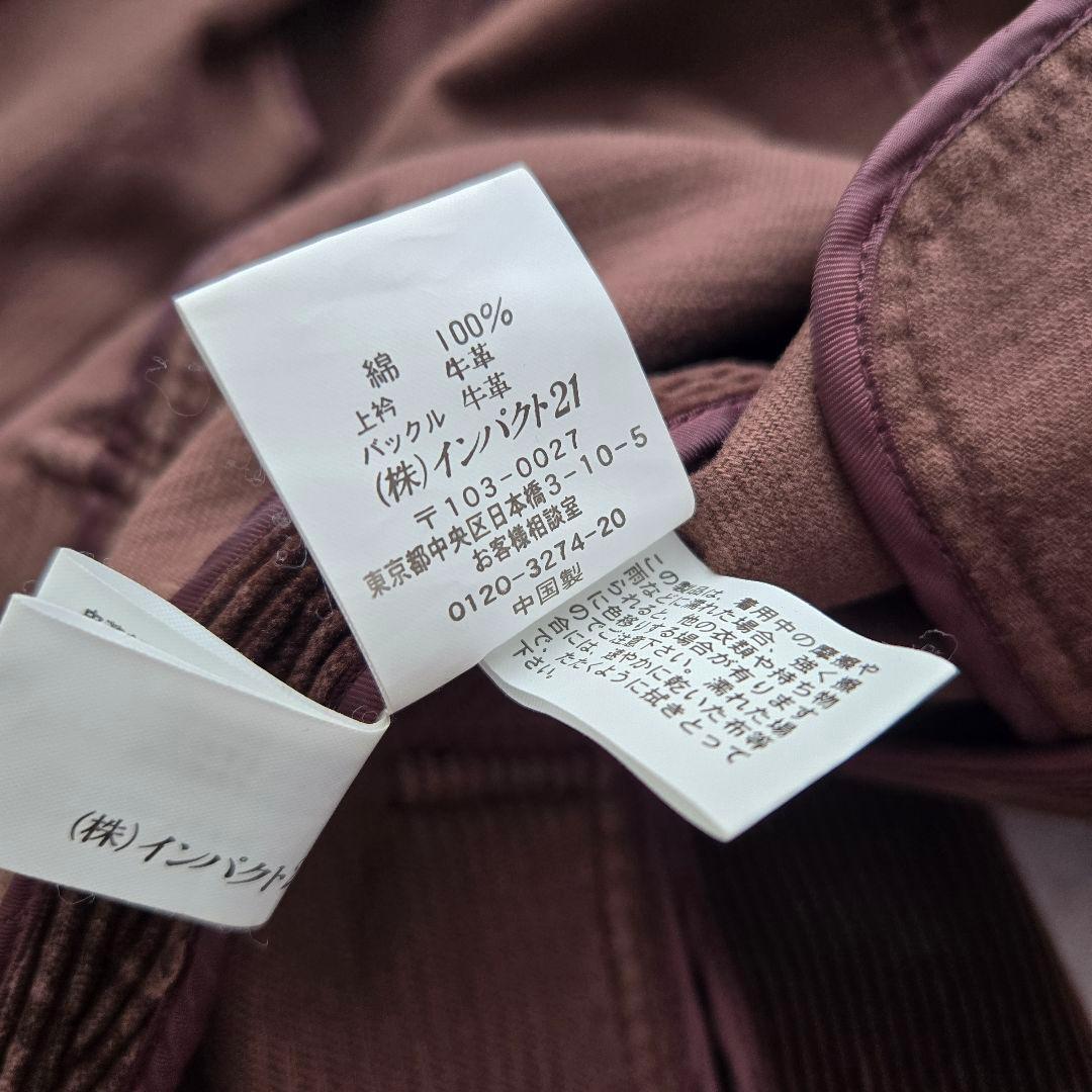 ラルフローレン コーデュロイ テーラードジャケット くるみボタン レザー 茶