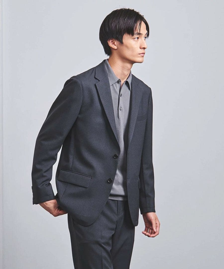 新品★洗濯可 テーラードジャケット 紺 UNITED ARROWS ¥35200