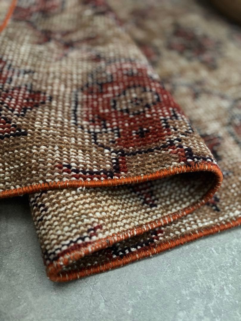 vintageトルコラグ 54×130