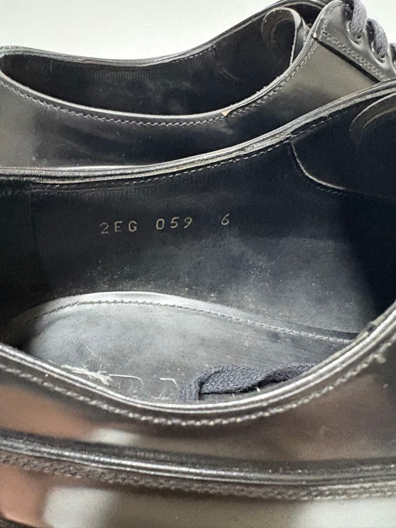 名作 プラダ12AW ラバーソールドレスシューズ6 美品