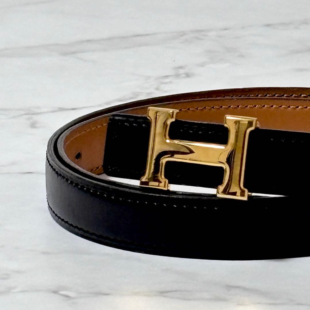 極美品✨　HERMES　エルメス　ベルト　コンスタンス　ゴールドバックル　〇K