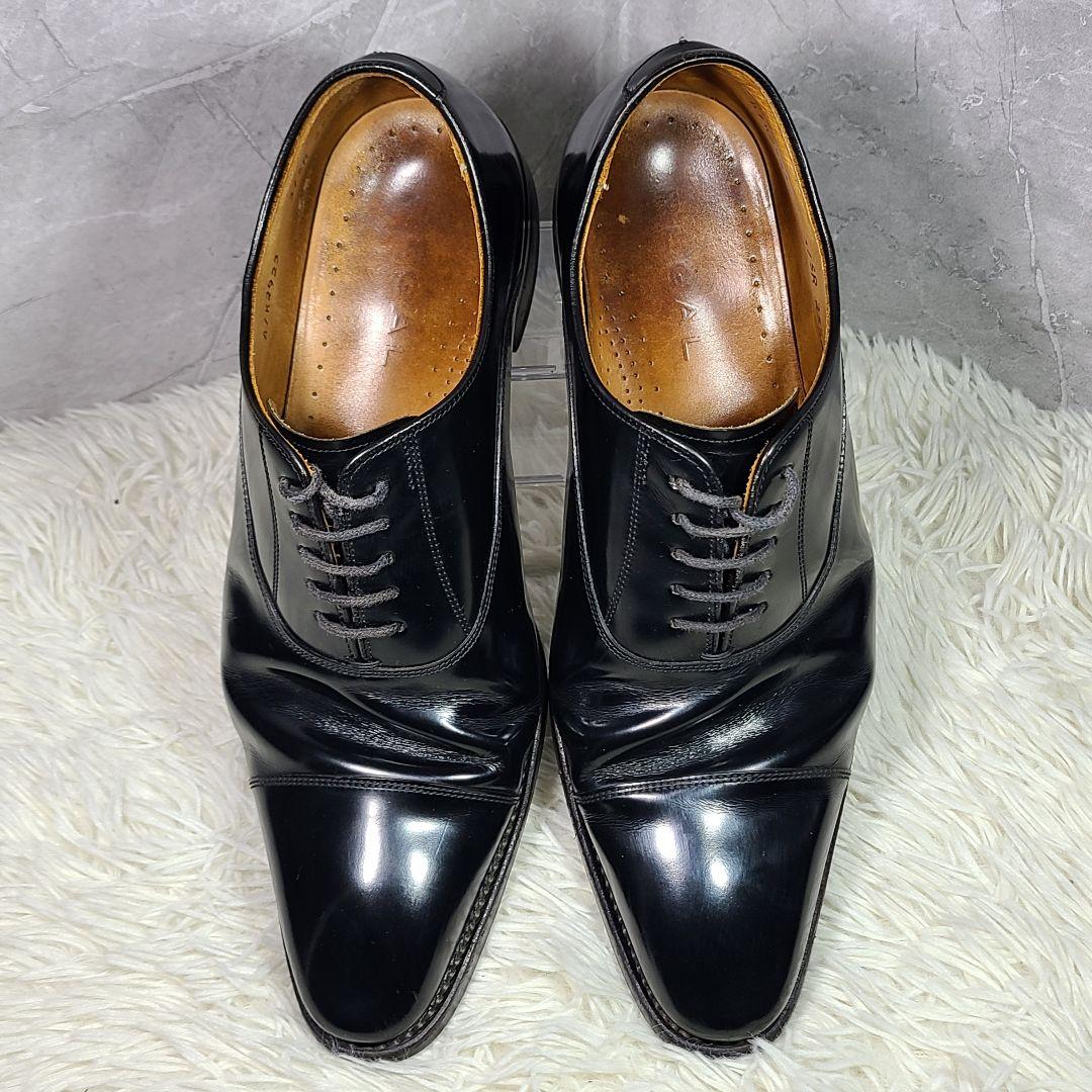 【REGAL】315R　ストレートチップ　ビジネスシューズ　ガラスレザーブラック