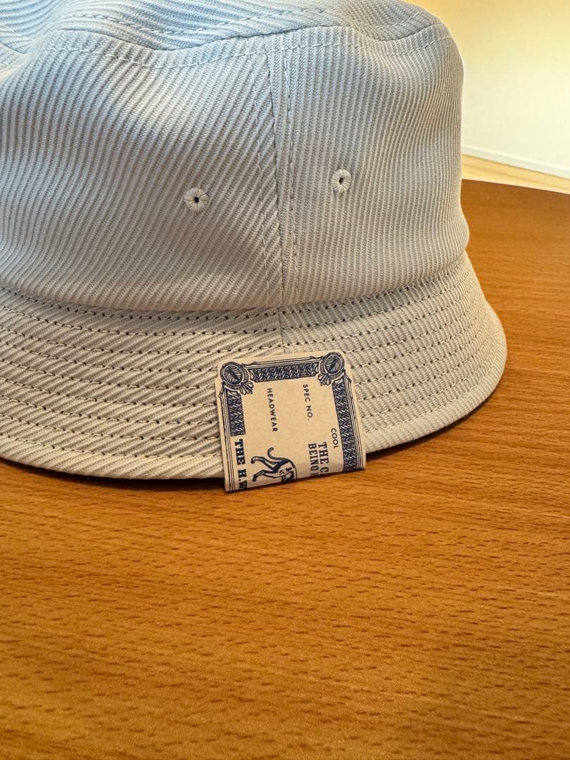 H.W.DOG コーデュロイ バケットハット ホワイト