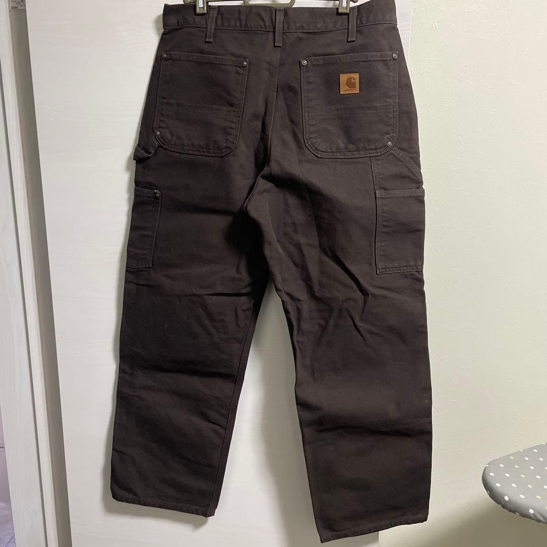 Carhartt ダークブラウン カーゴパンツ