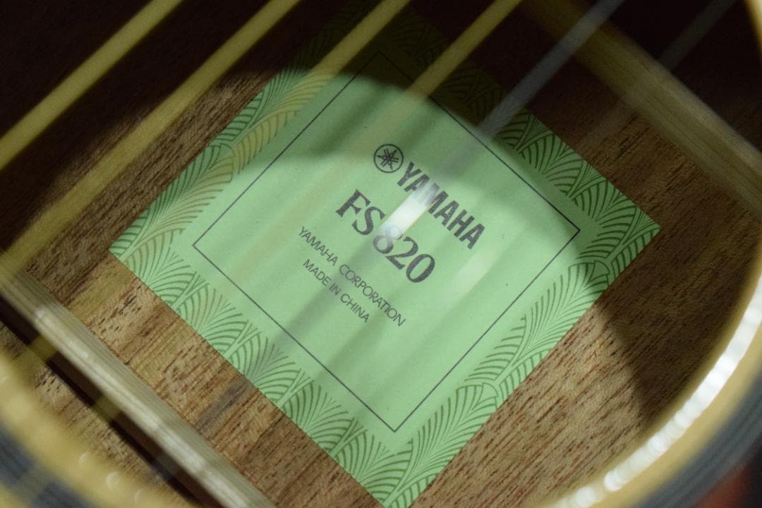 YAMAHA FS820 NATURAL ケース付 状態良好
