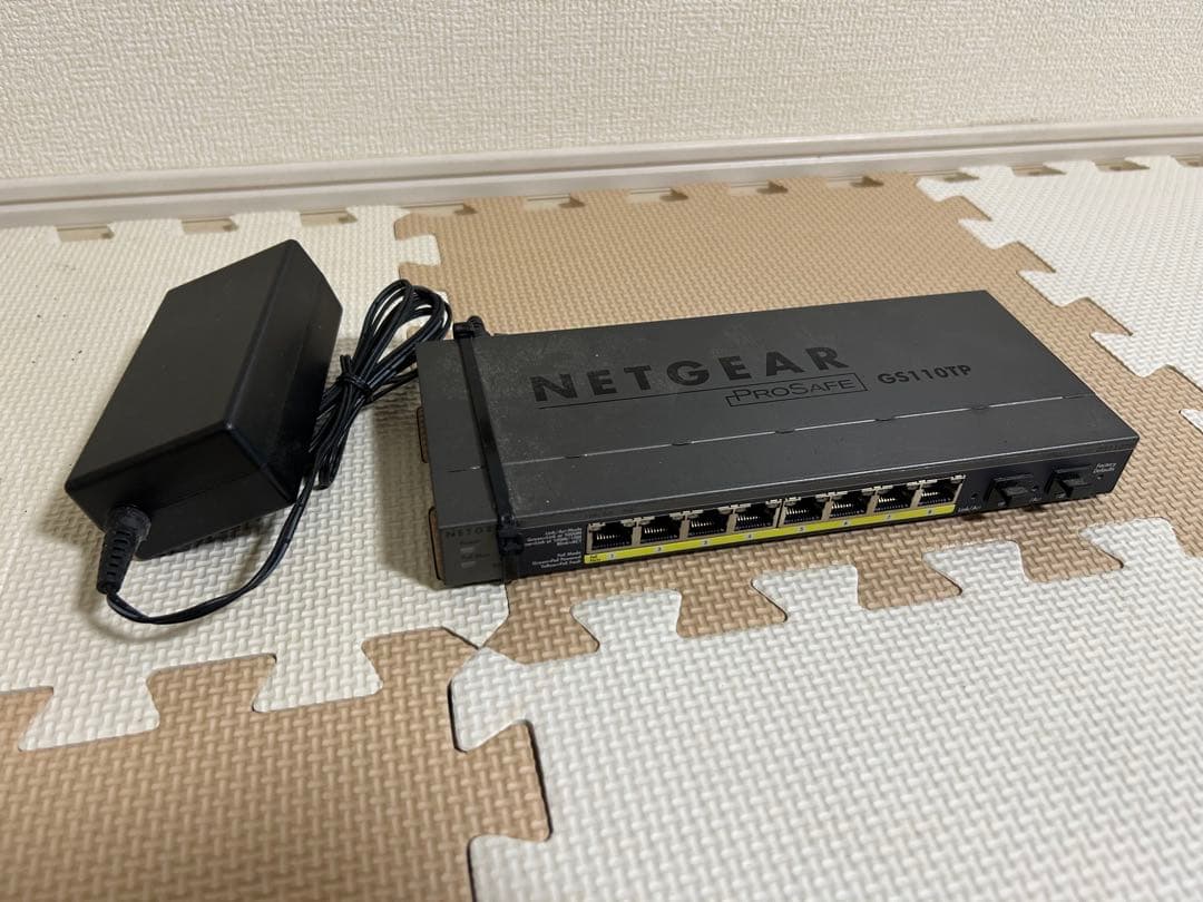 NETGEAR GS110TP 8ポート スイッチングハブ