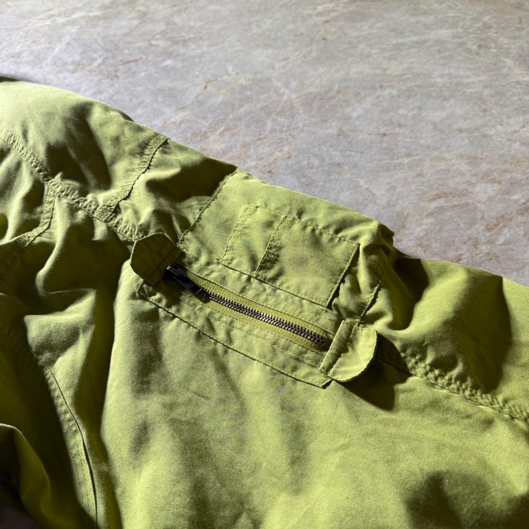 EUR military flight jacket古着オリーブイエロー58希少
