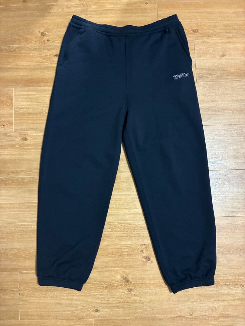 ennoy エンノイ スウェットセットアップ　エレクトリックロゴ　ネイビー