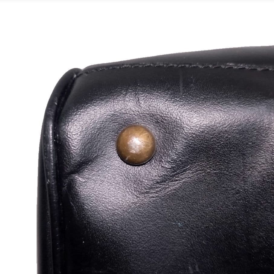 ✨美品✨ZARA ザラ　2way トラベルバッグ　本革 クロコ型押し　ブラック