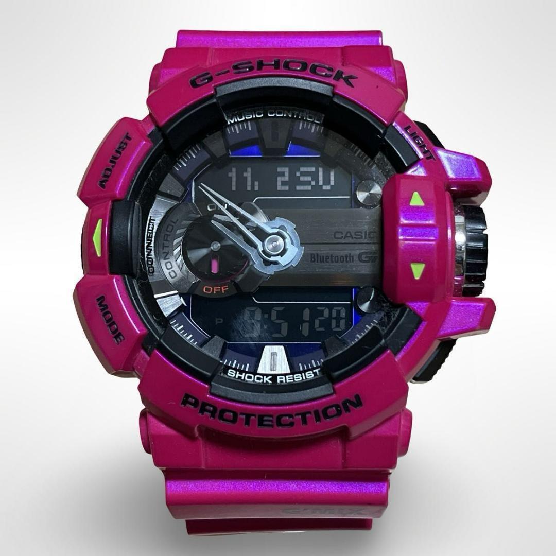 CASIO G-SHOCK GBA-400 ピンク Bluetooth アナデジ