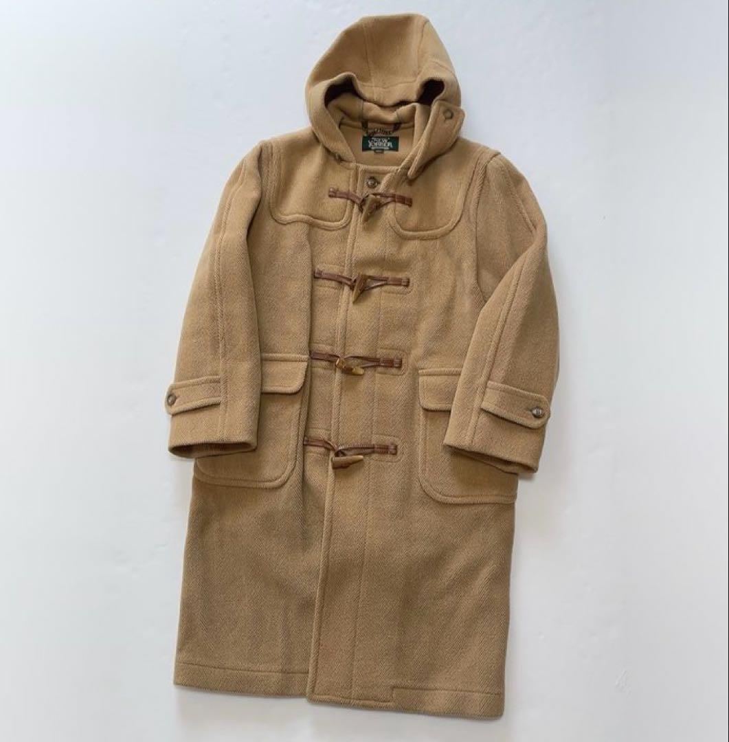 美品NEW YORKER ムーアブルックダッフルコートSサイズ キャメル ウール