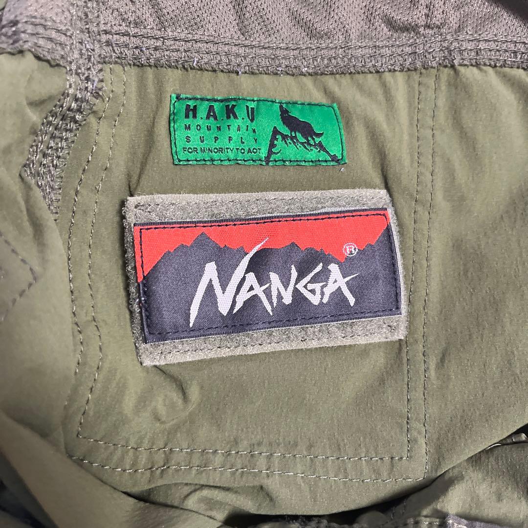 ナンガ×ハク チルアウト テーパード HKS107 85（オリーブ）