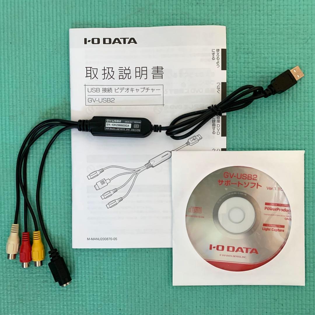 Panasonic NV-GS200KとビデオキャプチャーGV-USB2セット