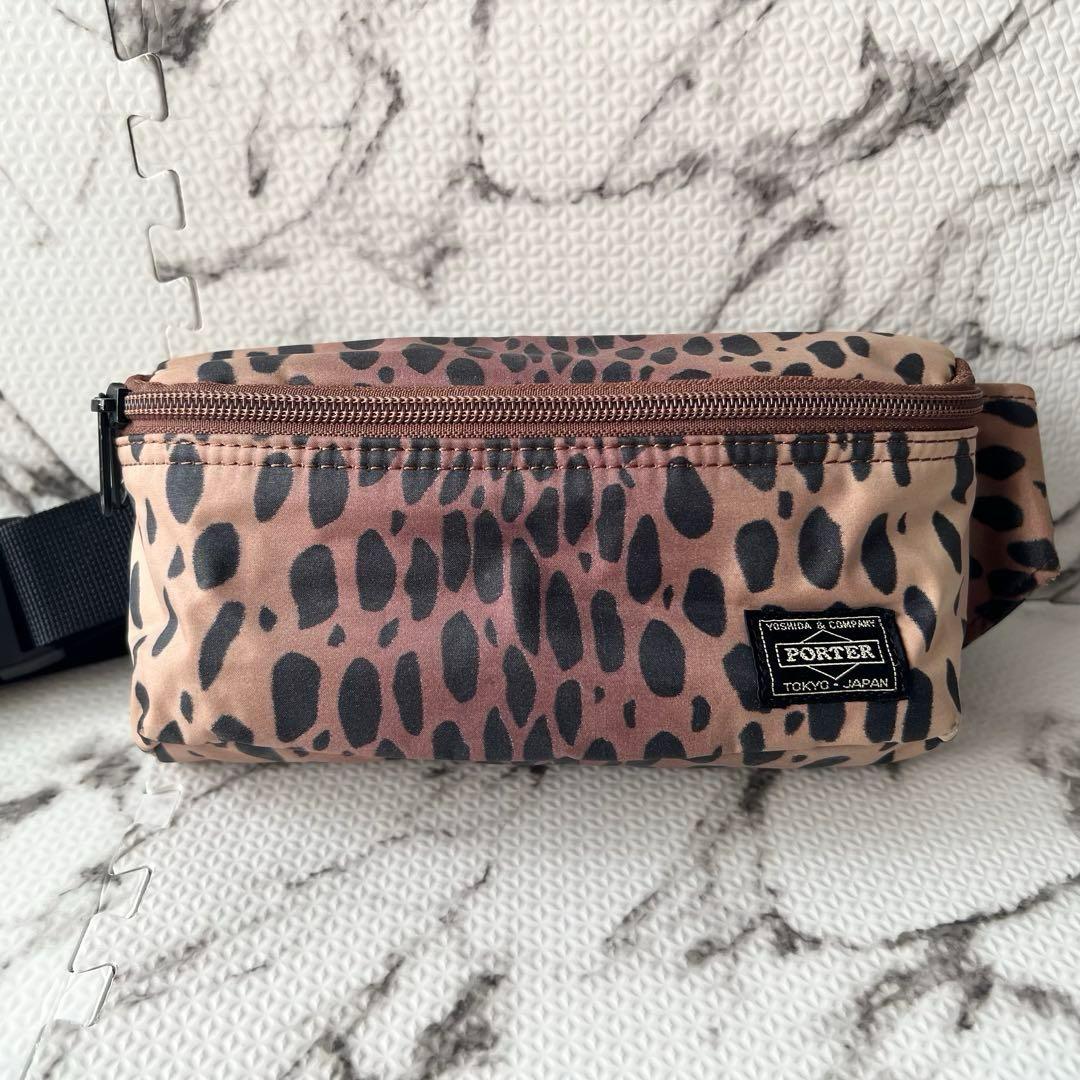 【未使用】PORTER ウエストバッグ レオパード 吉田カバン ボディバッグ
