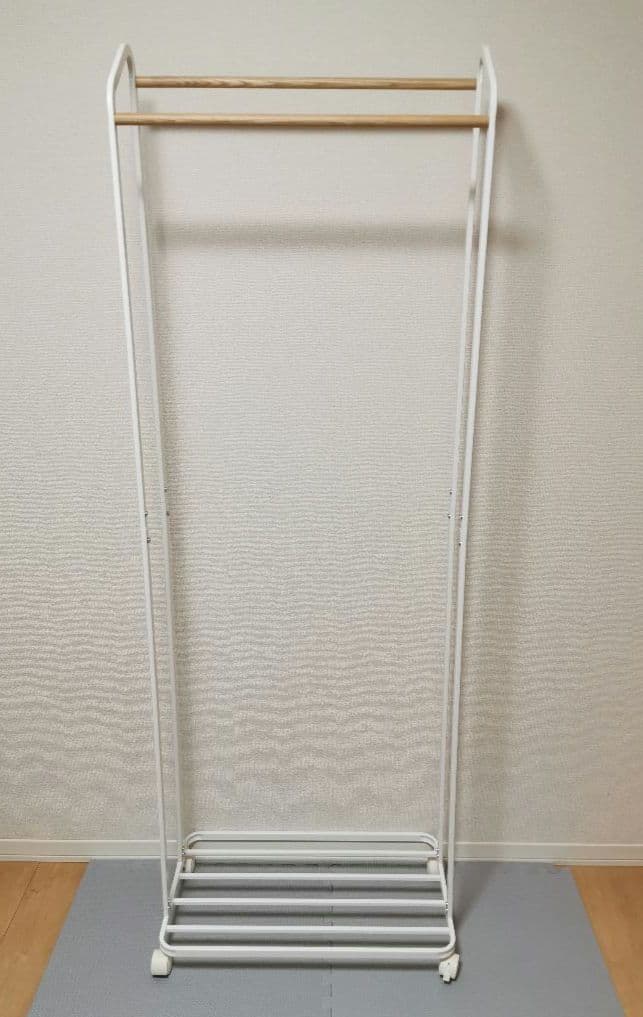 山崎実業(Yamazaki)　ハンガーラック タワー キャスター付き