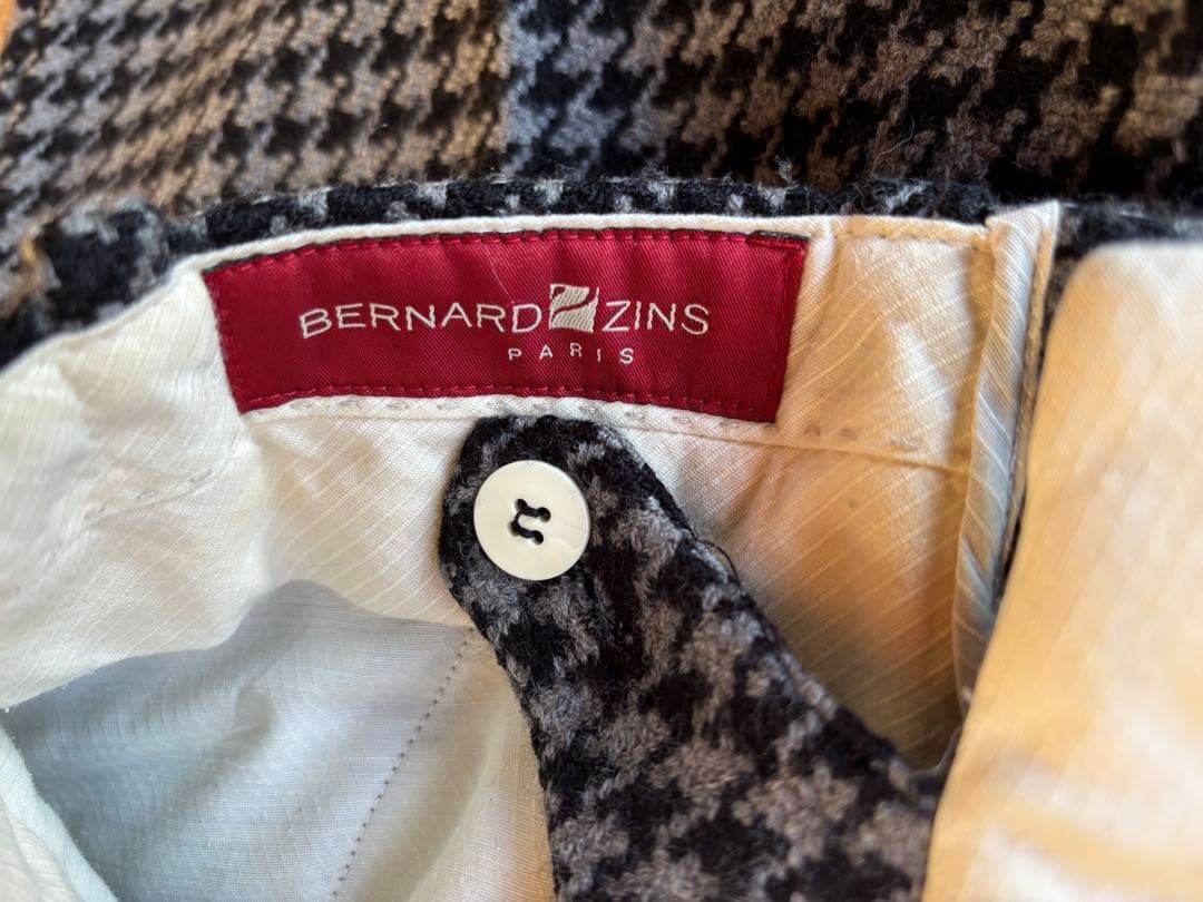 ベルナールザンス BERNARD ZINS ウールスラックス 38 BAC