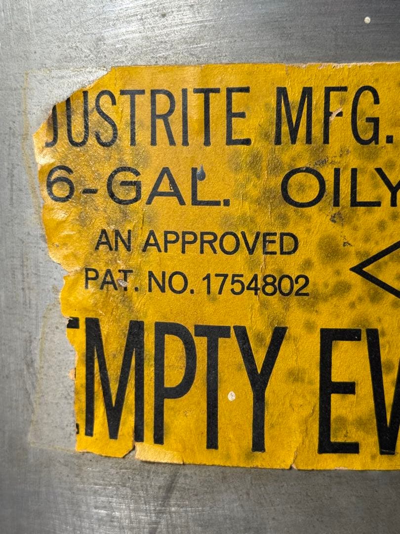 アンティーク雑貨 U.S.AJUSTRITE MFG CO Waste Can