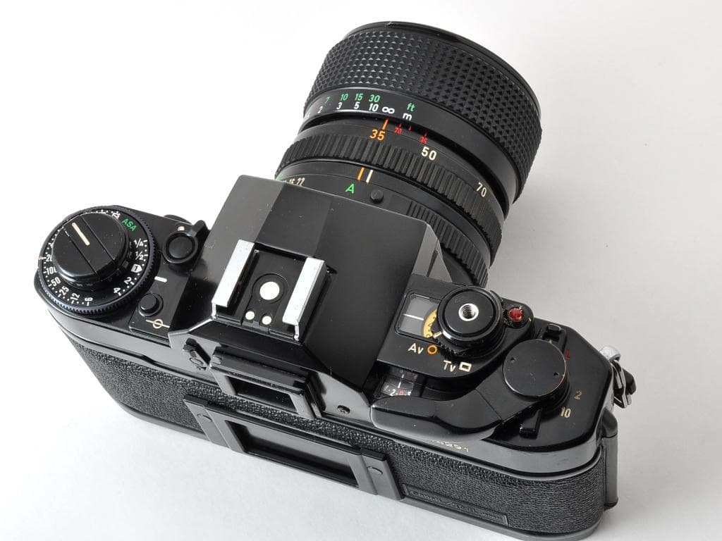 キヤノン A-1 ブラック NEW FD 35-70mm f3.5-4.5 動確