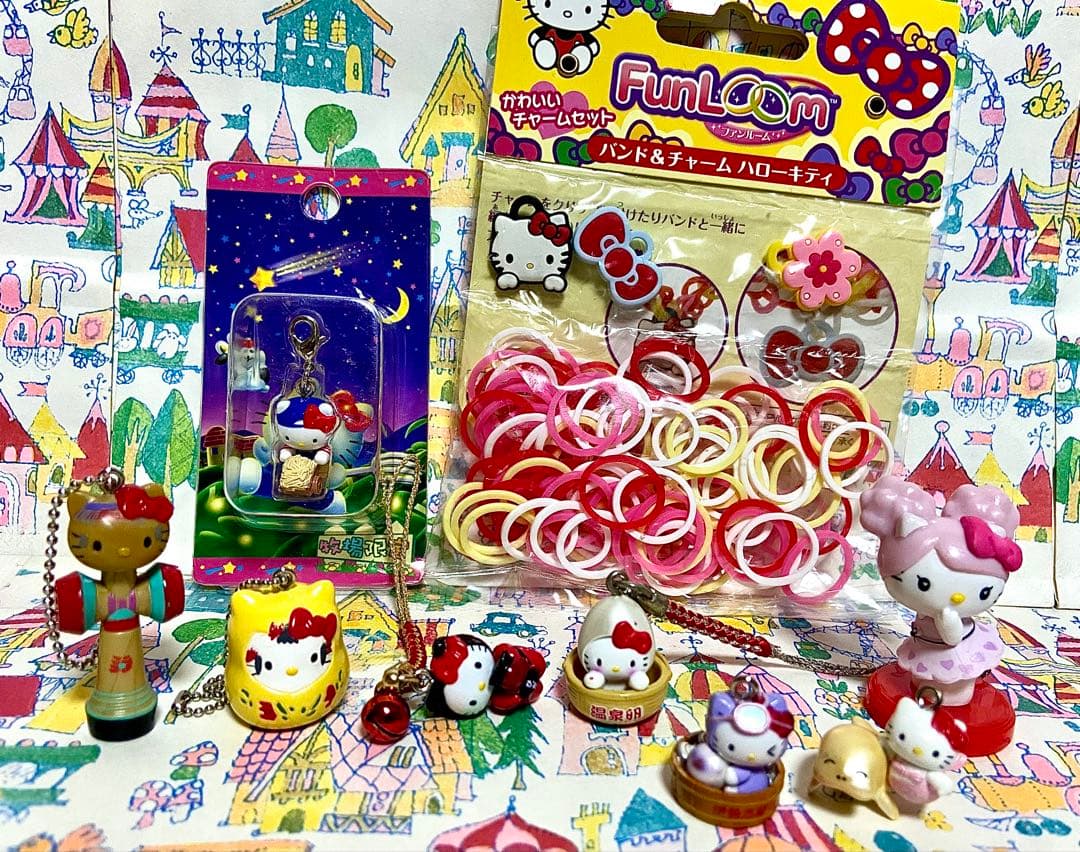 ハローキティ まとめ売り ひよこキティちゃん ぬいぐるみ マグ ご当地根付け 他