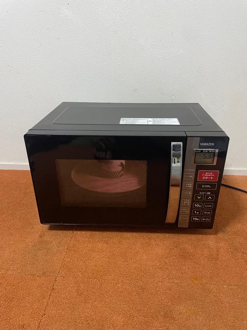 美品 YAMAZEN オーブンレンジ 2019年製 電子レンジ
