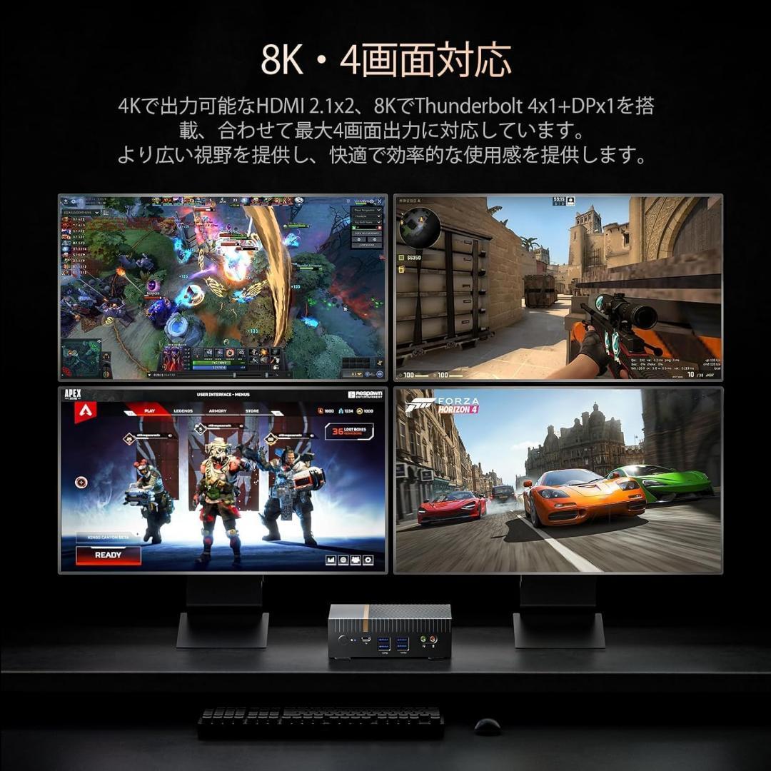 ミニPC 第12世代インテル Core i9-12900H 14コア 20スレッ