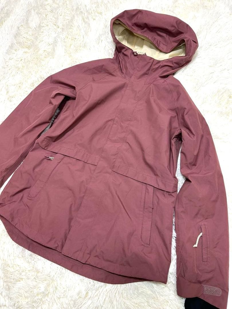 Burton ゴアテックス　フード付きジャケット Mサイズ　ピンク