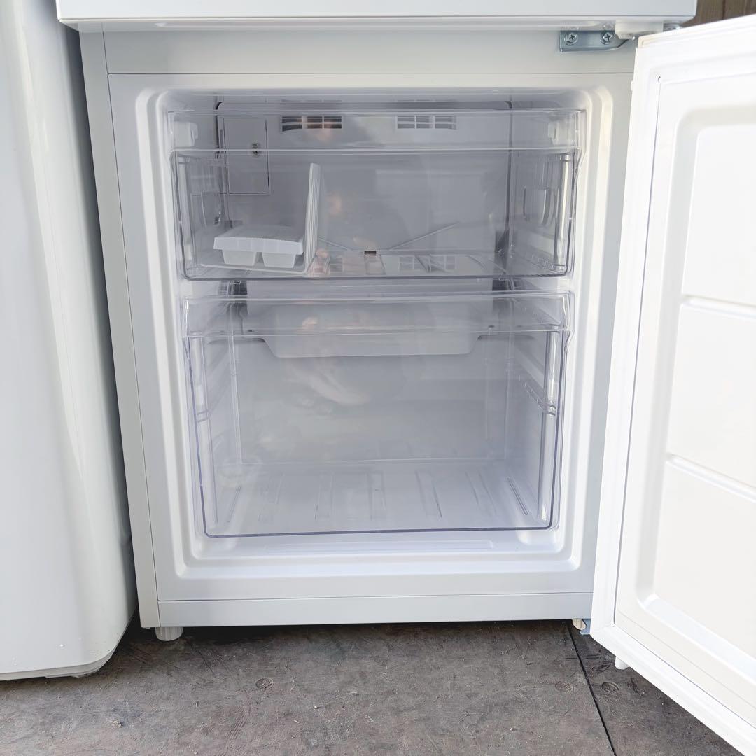 運搬取付無料！ホワイト系純正Haier冷蔵庫洗濯機2点セット！完動超美品・良品！