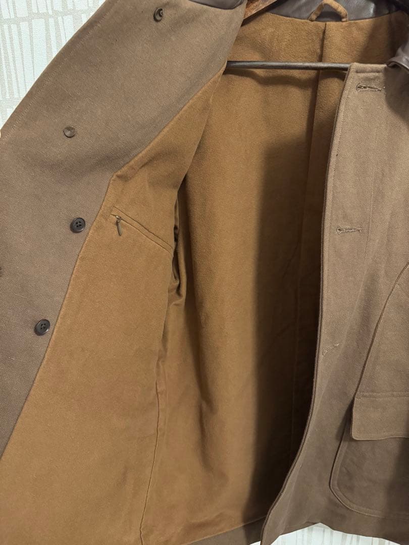 ジャケット・アウター Kaptein sunshine cotton hemp work coat 2