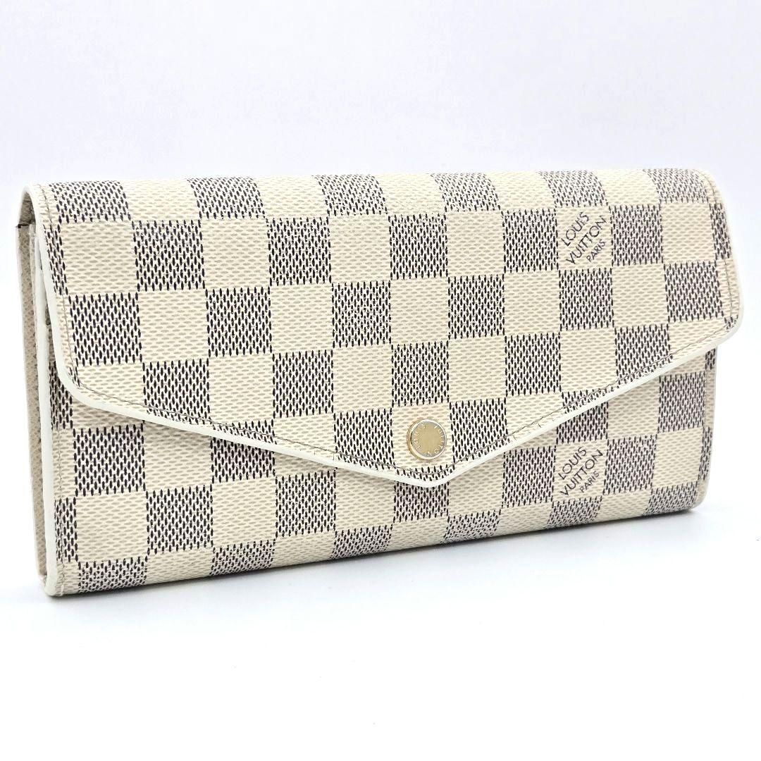 新型 ルイヴィトン ポルトフォイユ サラ ダミエアズール 長財布 N63208