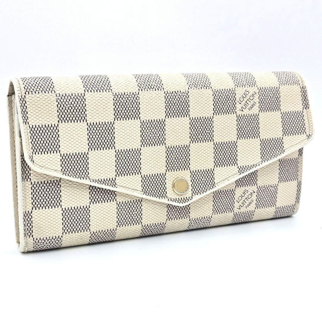 新型 ルイヴィトン ポルトフォイユ サラ ダミエアズール 長財布 N63208