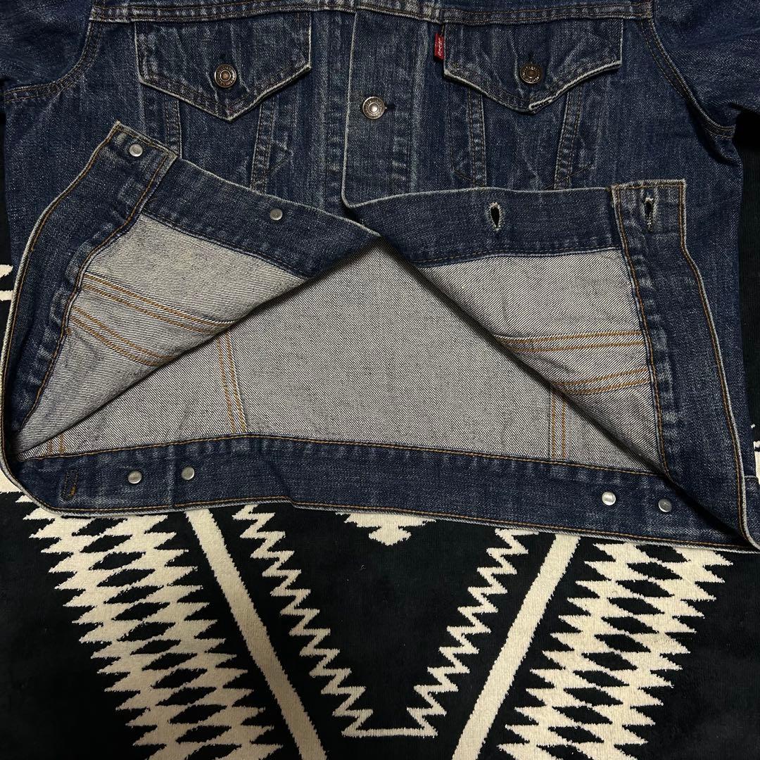 70s ヴィンテージ 希少 70505 46 リーバイス ケアタグ 黒カン 濃紺