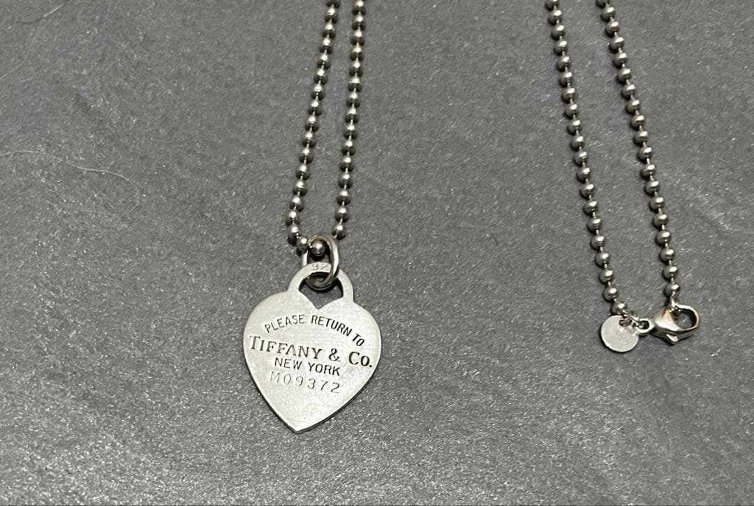 Tiffany リターントゥティファニー ハートボールチェーンネックレス
