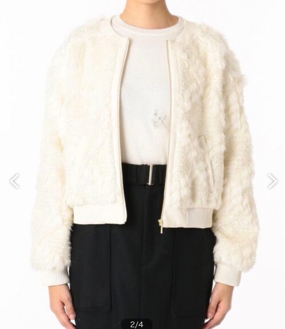 GRACECONTINENTAL ファーツイードジャケット 仲里依紗さん着用