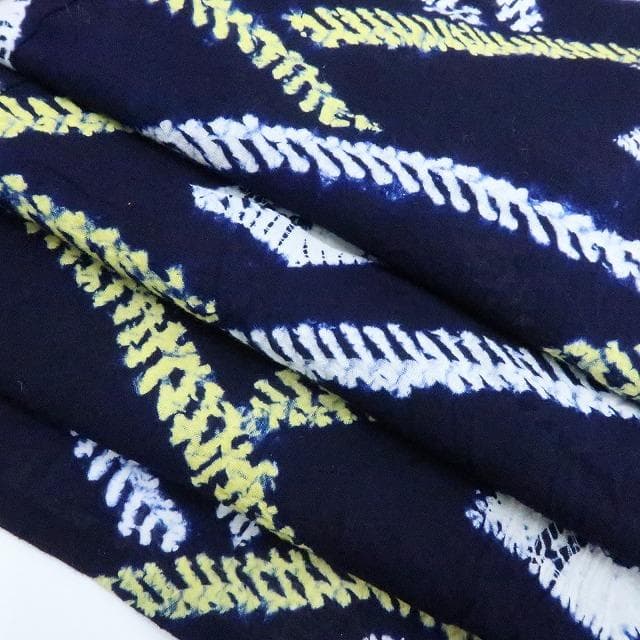 Y3285◆美品 有松鳴海絞り 綿 高級浴衣 洗える夏着物