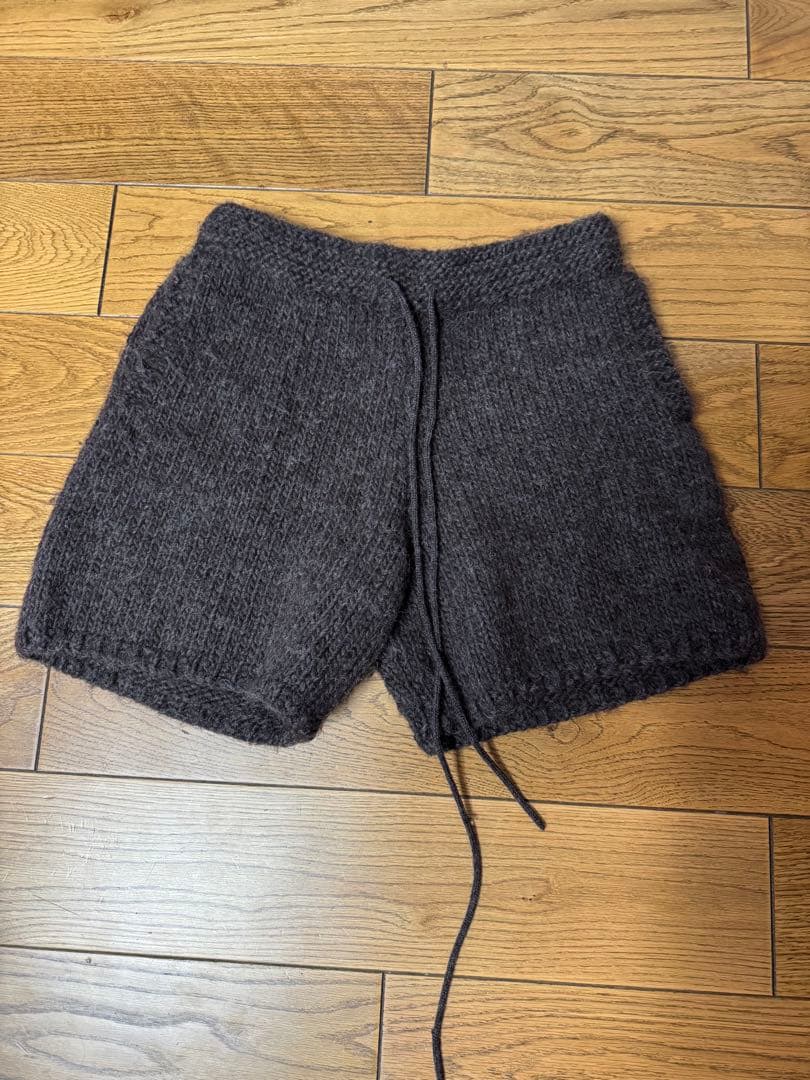 ナンバーナイン ウール100% ハーフパンツ