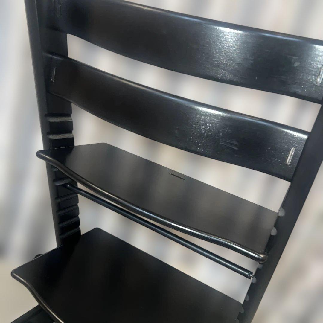 STOKKE TRIPP TRAPP ブラック　ベビーセット付