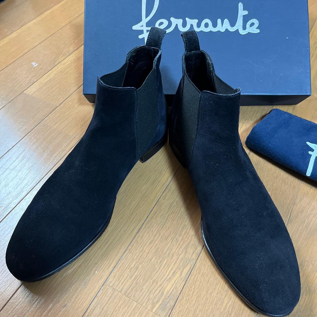 ポ*◆様 紺　スゥエード　イタリアサイズ　6.5