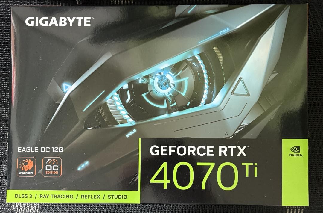 グラフィックボード・グラボ・ビデオカード GIGABYTE RTX4070Ti EAGLE OC R2.0
