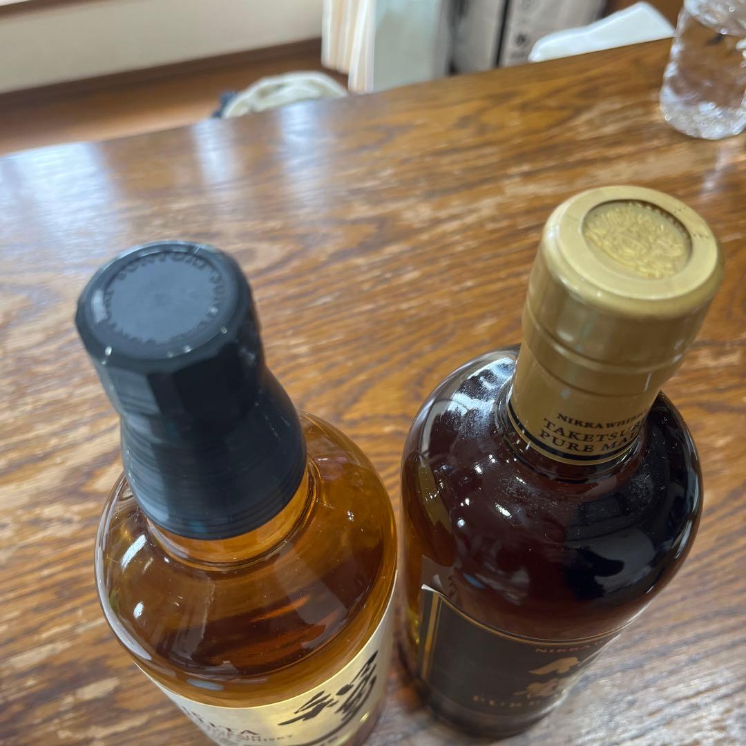 サントリー 知多 & ニッカ 竹鶴 ピュアモルト ウイスキーセット