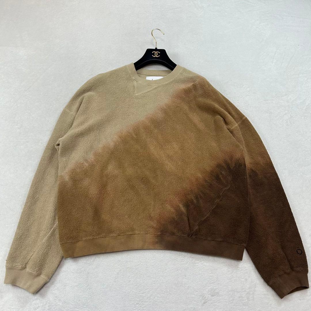 K576 L ノーマティーディー クルーネック スウェット ブラウン メンズ