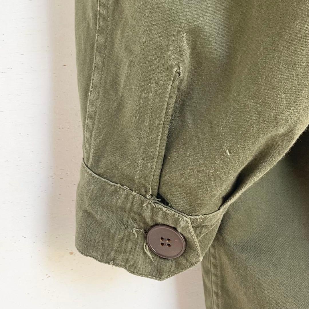 60s 希少タグ フランス軍 M64パーカー ヴィンテージ ミリタリー ユーロ