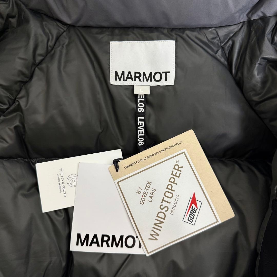 タグ付き MARMOT CAPITAL マンモス ダウンジャケット　グレー L