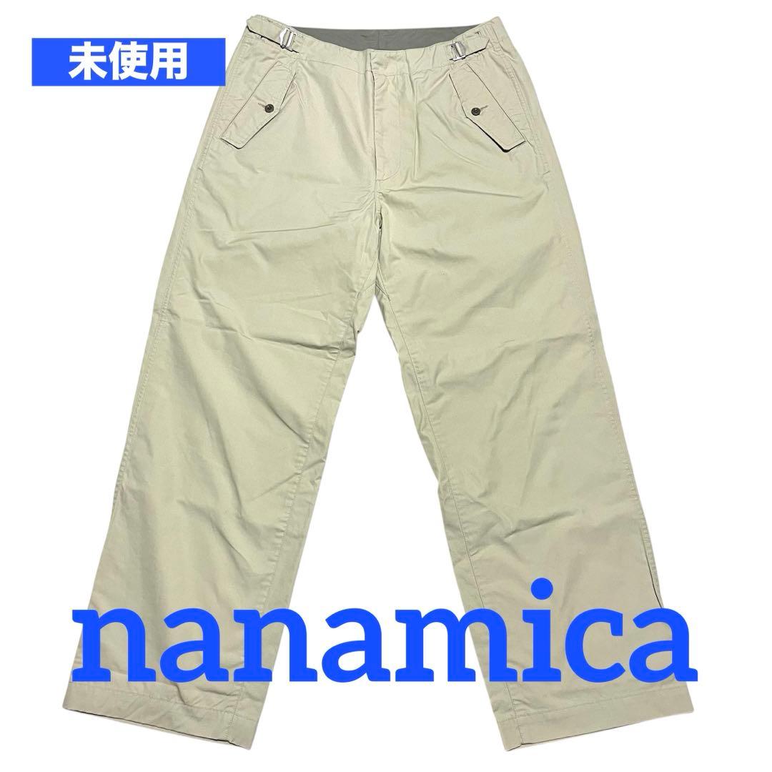 【6割引】nanamicaナナミカ/サイドベルトワイドパンツ